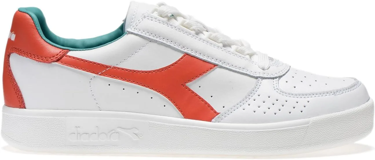 Кроссовки унисекс Diadora B. Elite, белый/красный/зеленый