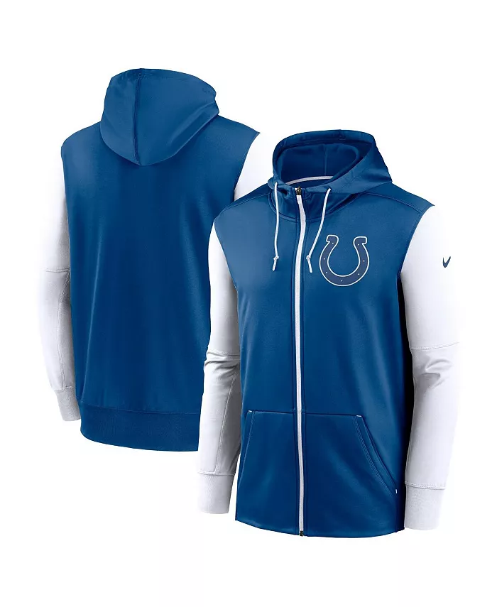 

Мужская производительная толстовка с молнией Royal Indianapolis Colts Nike