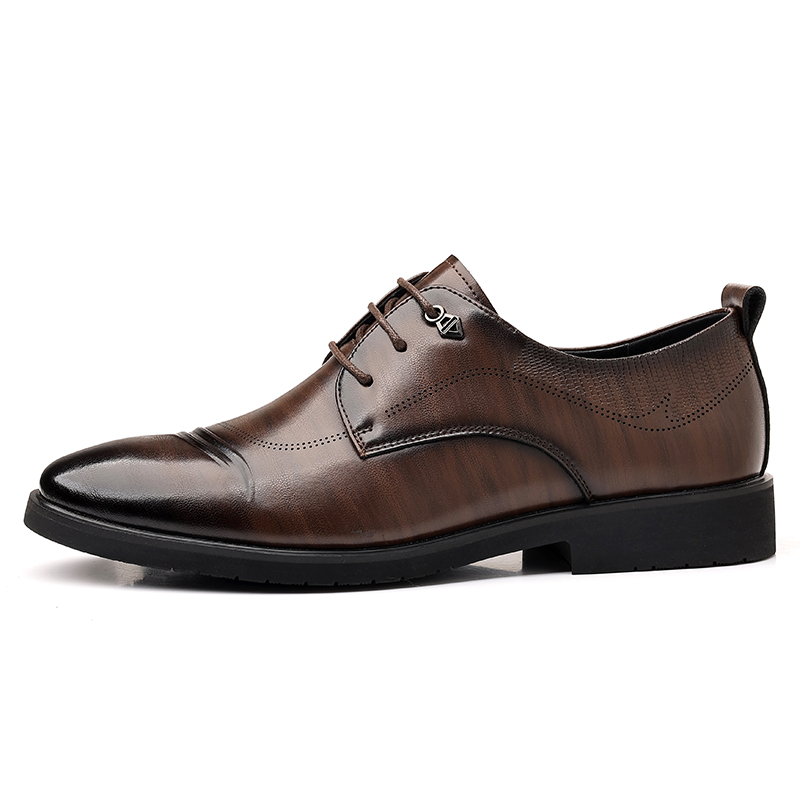 

POPULAR ROUSE PR Коричневые мужские туфли, цвет Brown