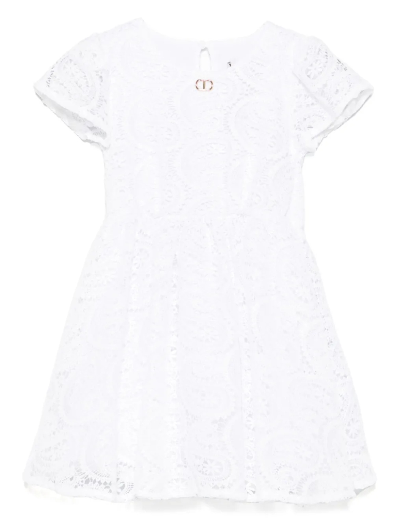 

Кружевное платье TWINSET Kids, белый