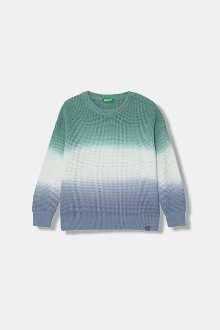 Свитер с градиентом United Colors of Benetton, синий