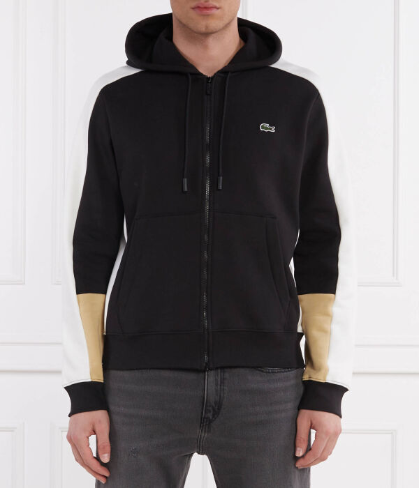 

Толстовка мужская Lacoste классического кроя на молнии, мультиколор