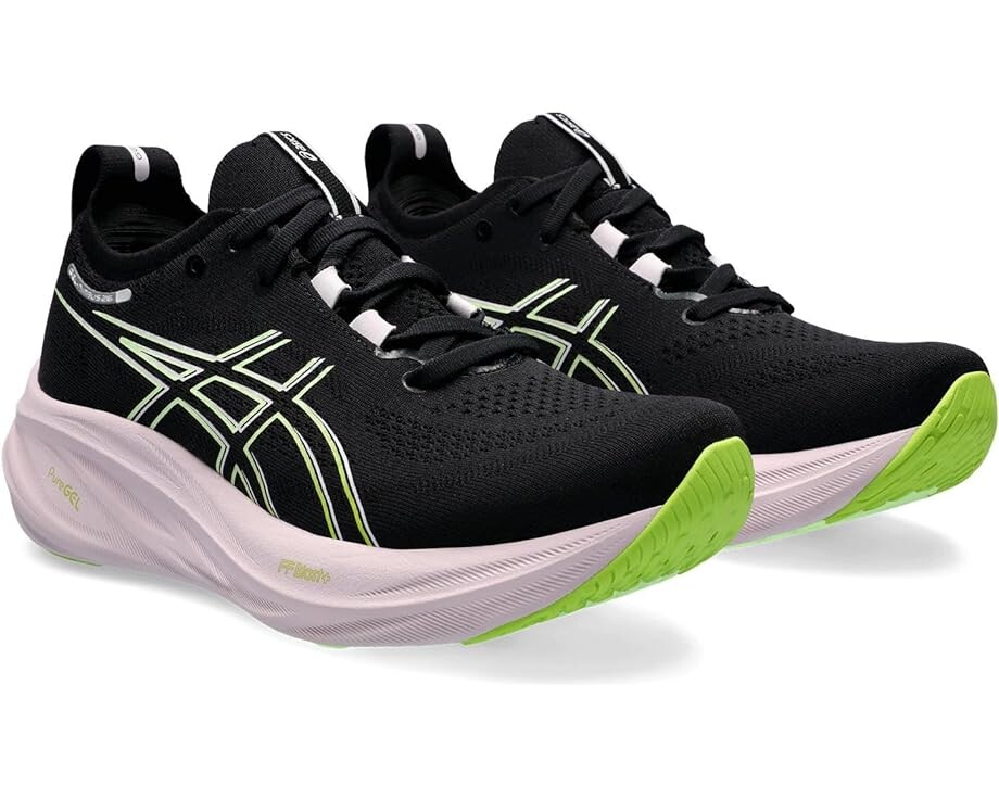 

Кроссовки ASICS GEL-Nimbus 26, цвет Black/Neon Lime