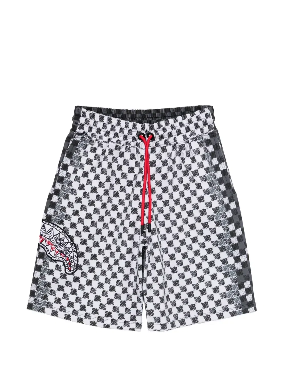 Шорты в клетку Sprayground Kid, белый