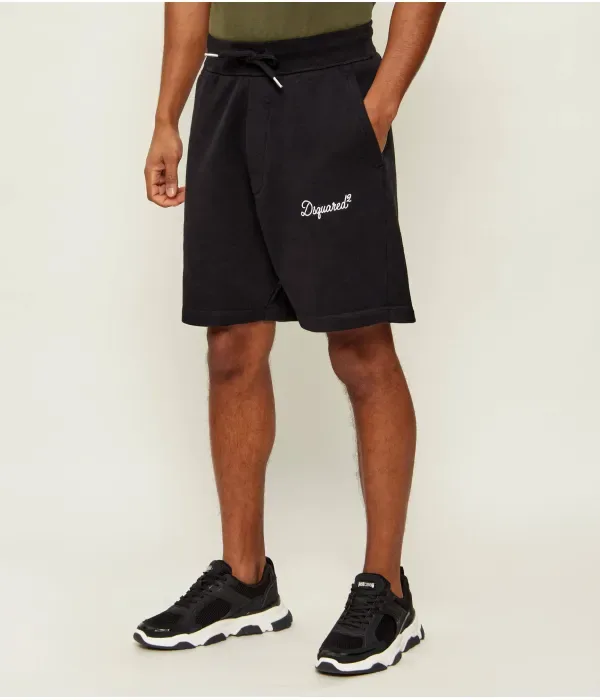 Шорты relaxed fit Dsquared2, черный