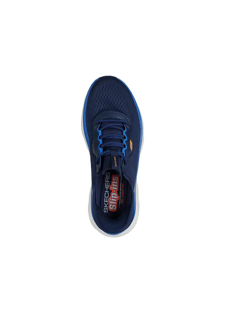 Слипоны D'Lux Vapor Skechers, темно-синий/оранжевый — фото 3