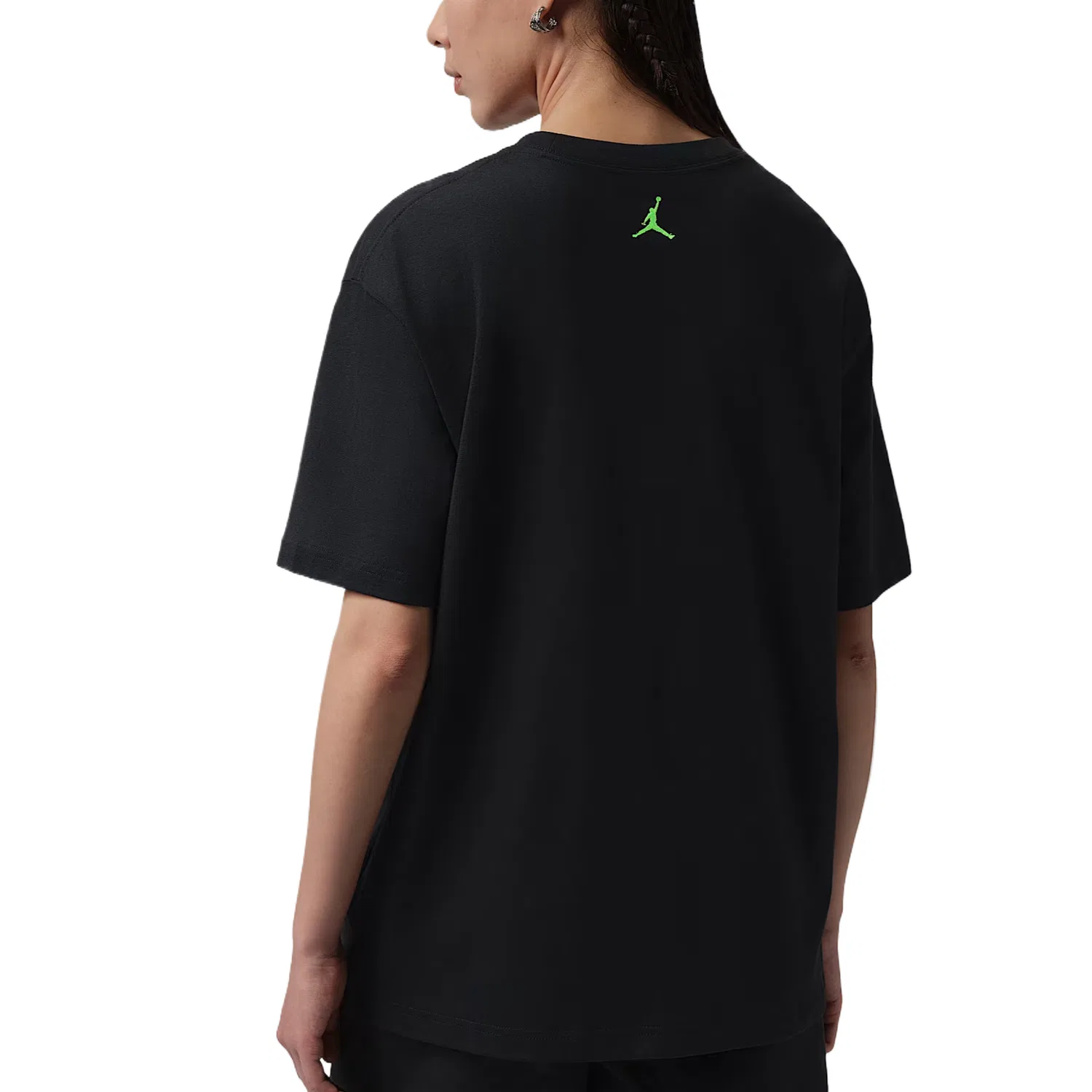Женская футболка с опущенным плечом Drop Shoulder Sleeve Jordan, Black — фото 3