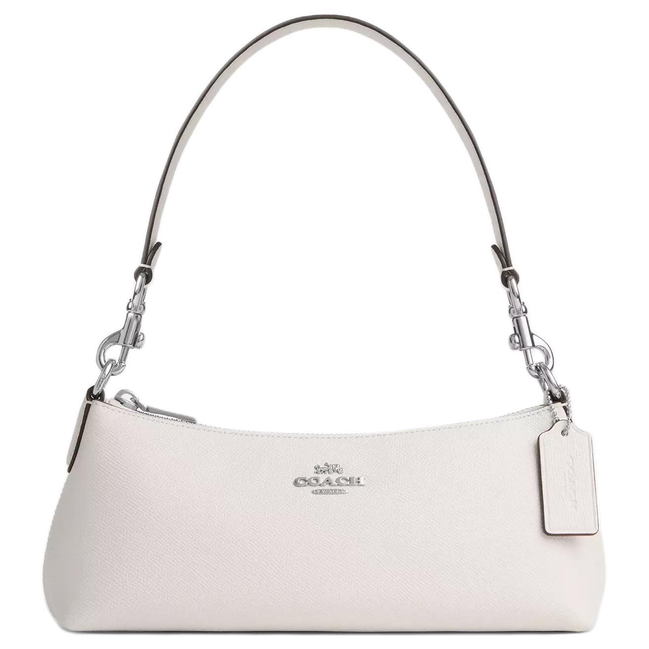 

Шарлотта Кросс Грейн Кожаная Сумка Через Плечо, Портативная Сумка Кроссбоди Medium Женская Мел COACH, Set (Bag+Dust Bag)