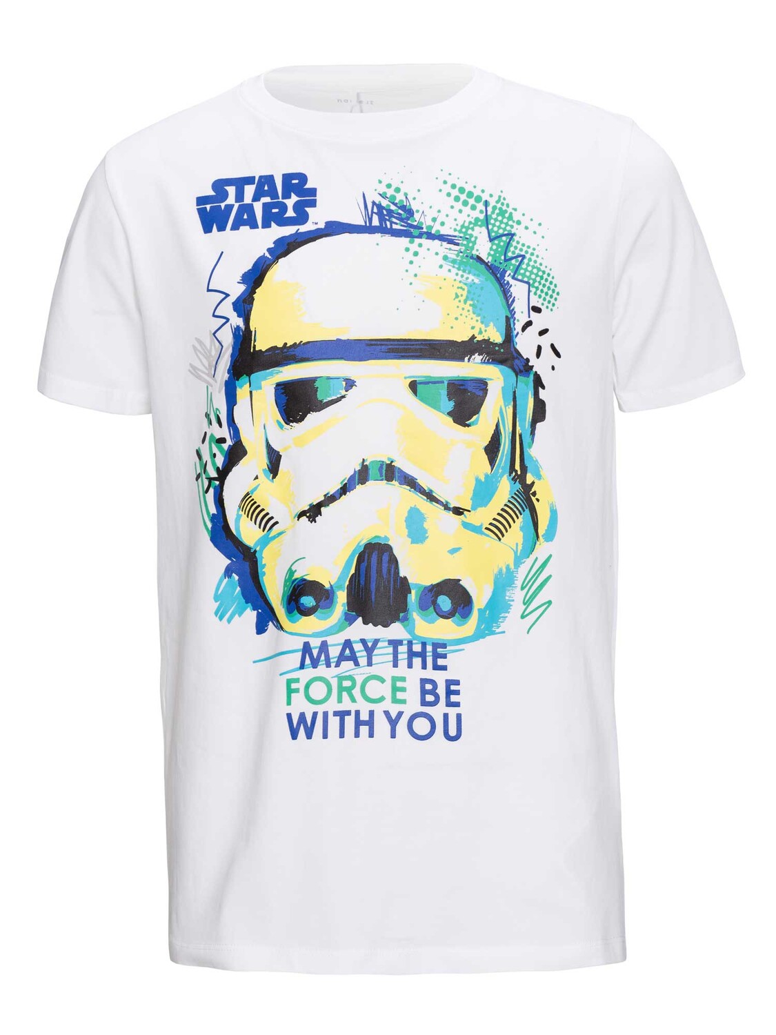 

Футболка Name It NKMMIGU STARWARS SS TOP BOX VDE, белый