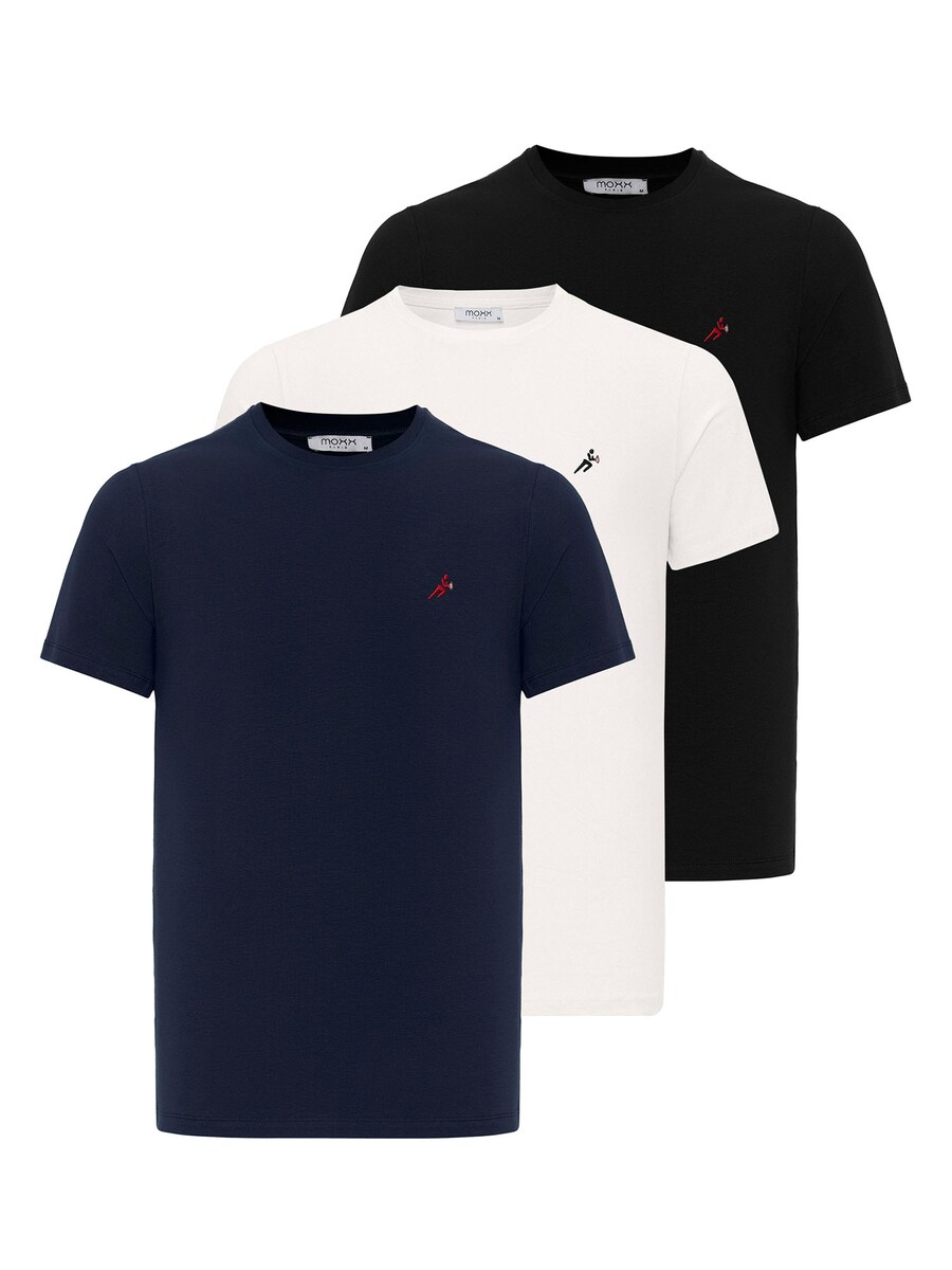 

Рубашка Moxx Paris, цвет Navy/Black/White