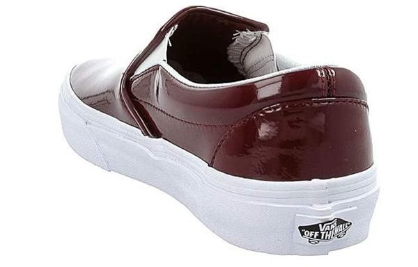 Кроссовки slip-on low tops casual skateboarding shoes red Vans, красный — фото 4