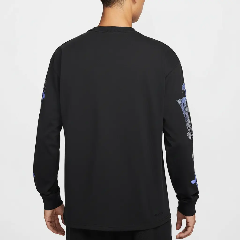 Мужская футболка Dri Fit FW25 Nike, черный — фото 4