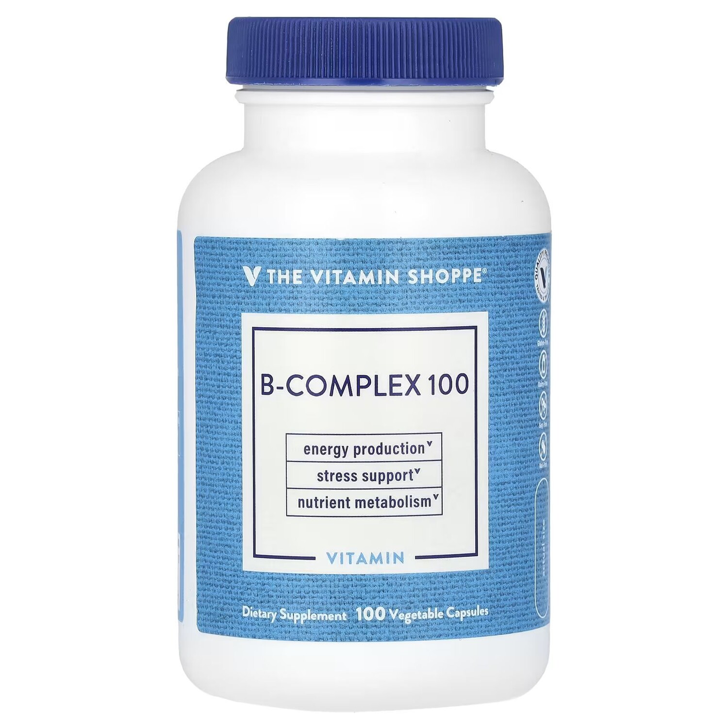 

B-комплекс 100, 100 растительных капсул The Vitamin Shoppe