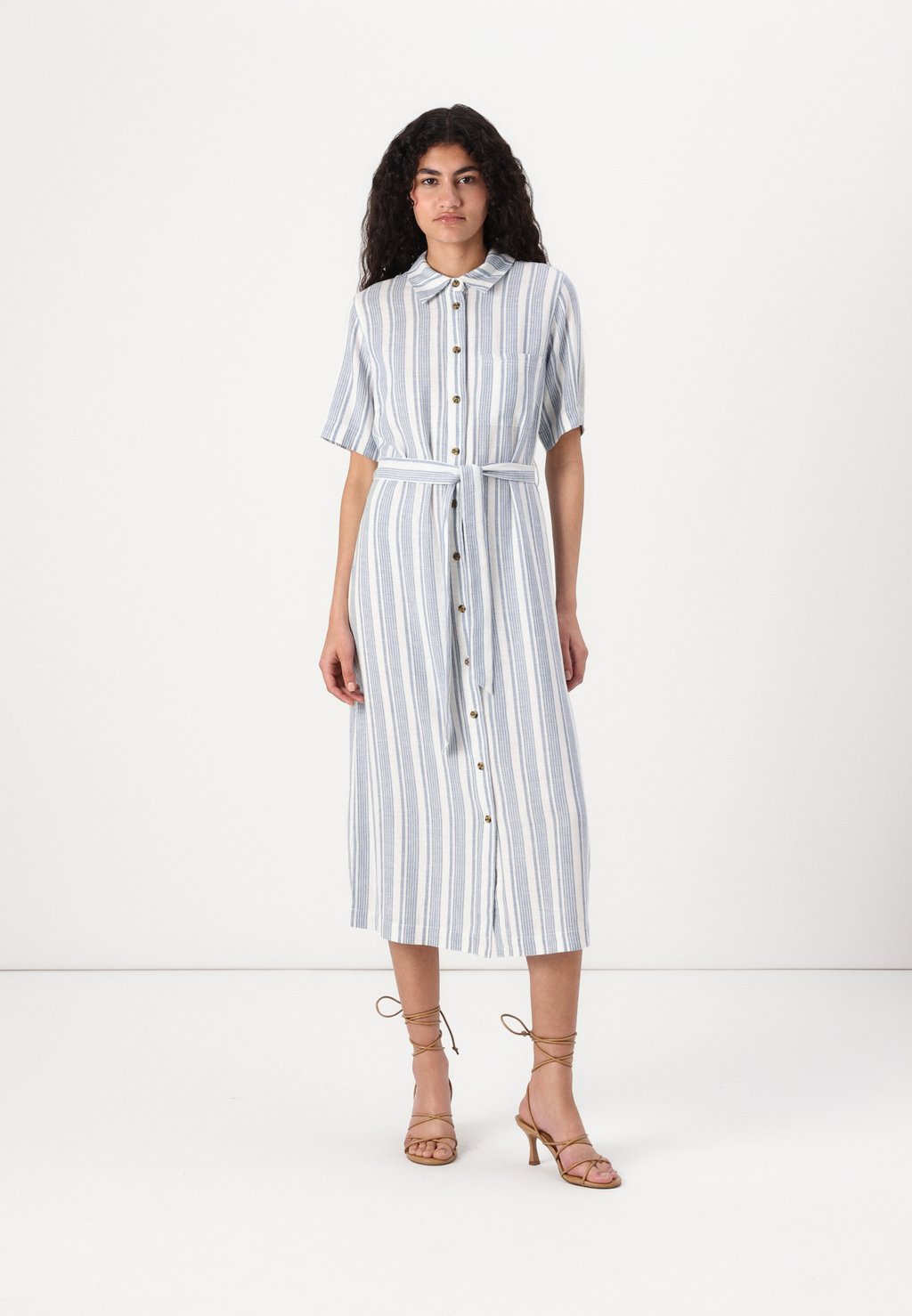 

Платье-рубашка ONLCARO BELT DRESS ONLY, темно-синий