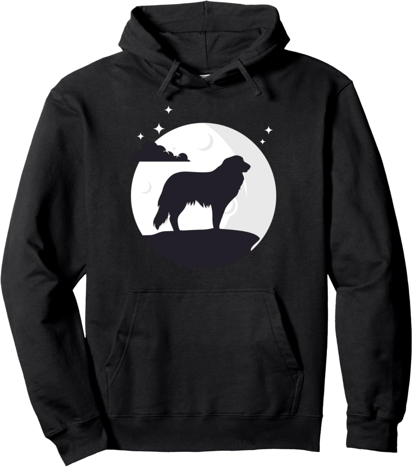 

Худи в стиле ретро с изображением пиренейской горной собаки 99 Gifts Great Pyrenees Shop, черный