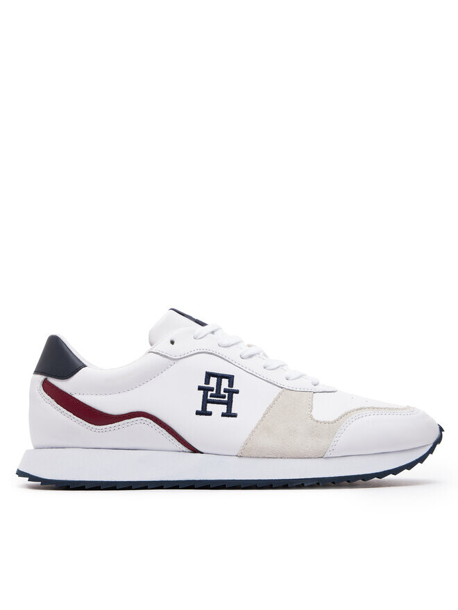 

Кроссовки Runner Evo Lth Mix Tommy Hilfiger, белый