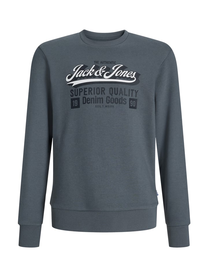 

Толстовка JJELOGO серого цвета JACK & JONES Junior