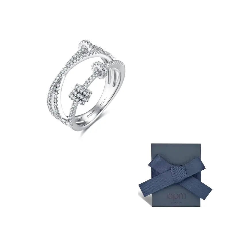 

Apm Monaco PIERCING Series 925 Стерлинг Сильвер кольца женские серебряные