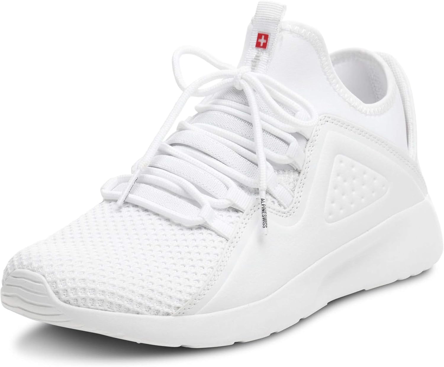 

Мужские модные кроссовки Alpine Swiss, легкие вязаные теннисные кроссовки, белый