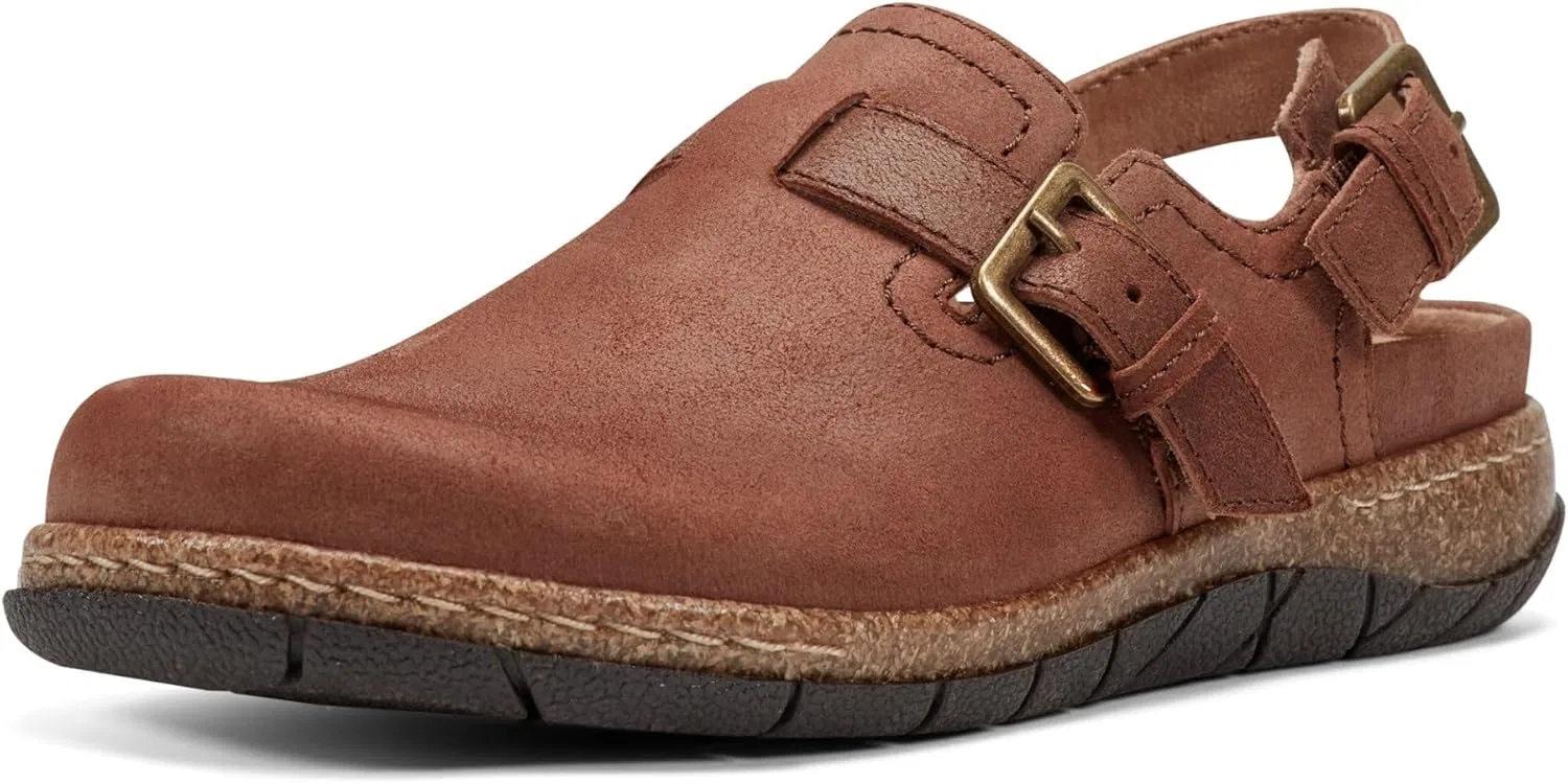 Женские деревянные туфли Earth Elmonte, Medium Brown 210