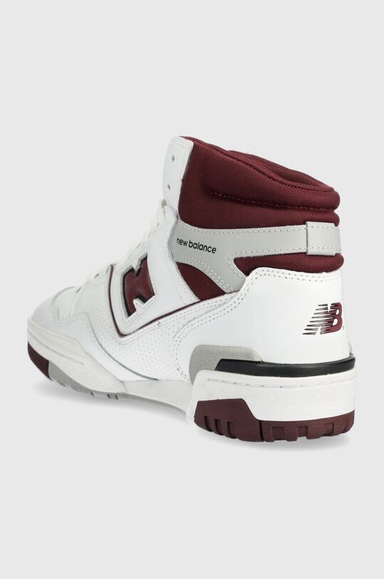 Кроссовки BB650RCH кожаные New Balance, белый — фото 3