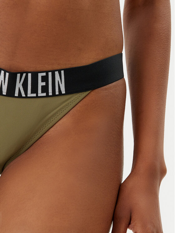 Нижняя часть бикини KW0KW02857 Calvin Klein Swimwear, зеленый — фото 3