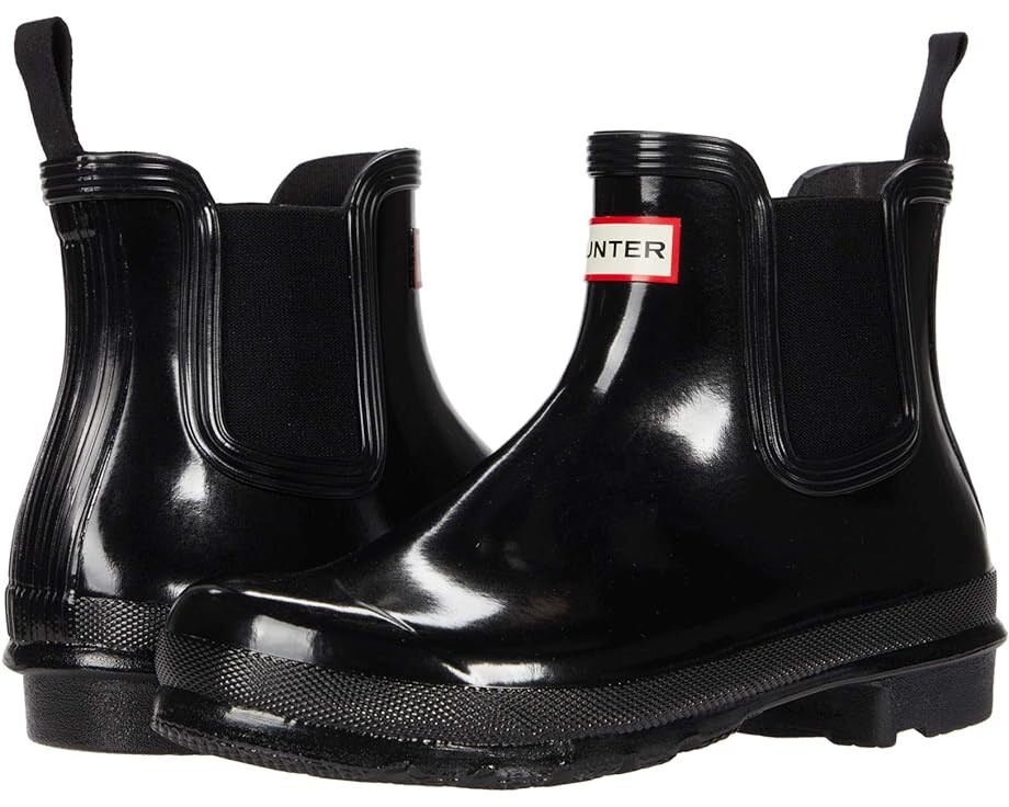 Ботинки Hunter Original Chelsea Gloss, черный