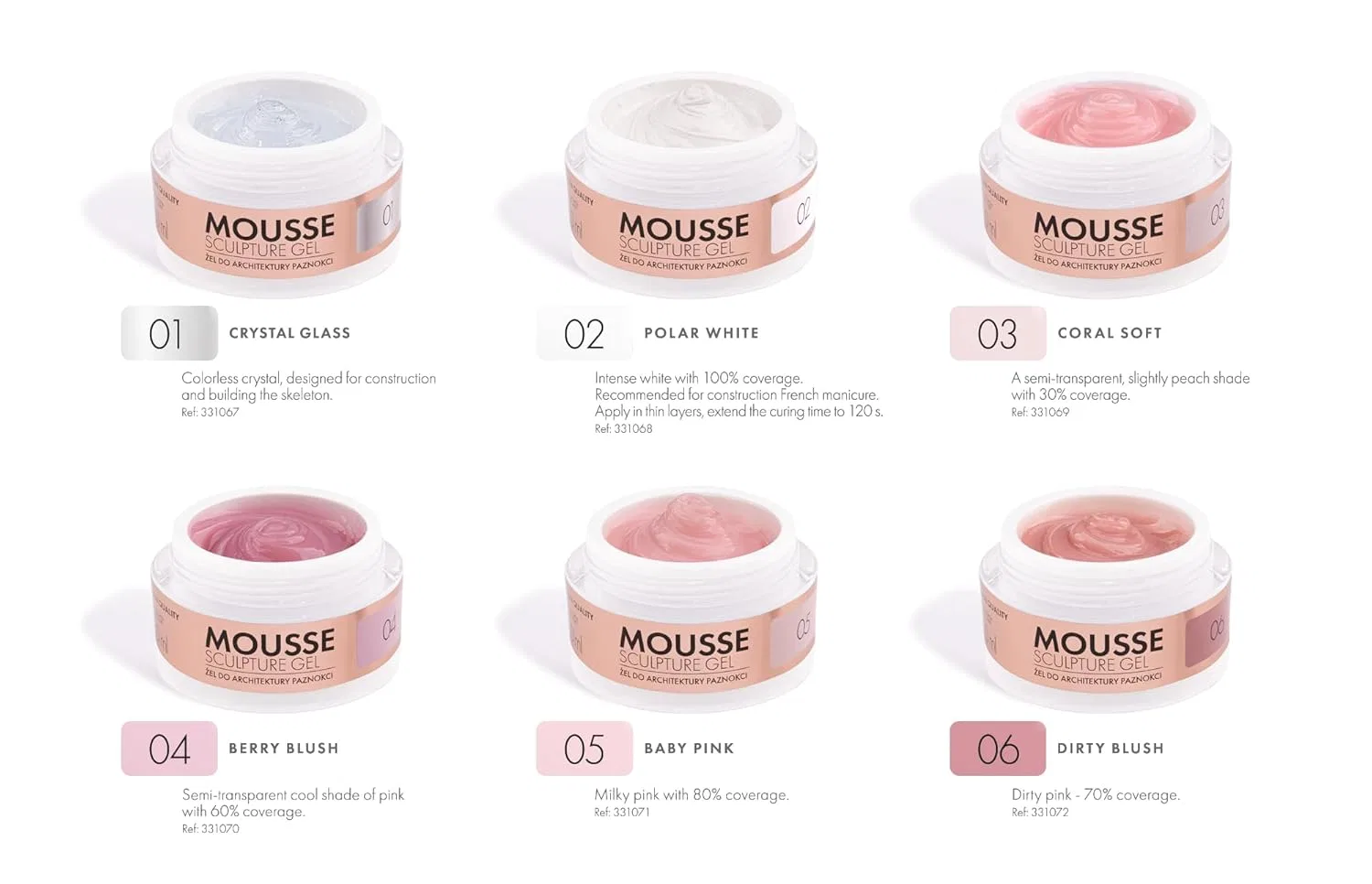Тиксотропный скульптурный гель для наращивания ногтей «Thixotropic Mousse Sculpture Gel» от Victoria Vynn Victoria Vynn, 06 Dirty Blush — фото 3