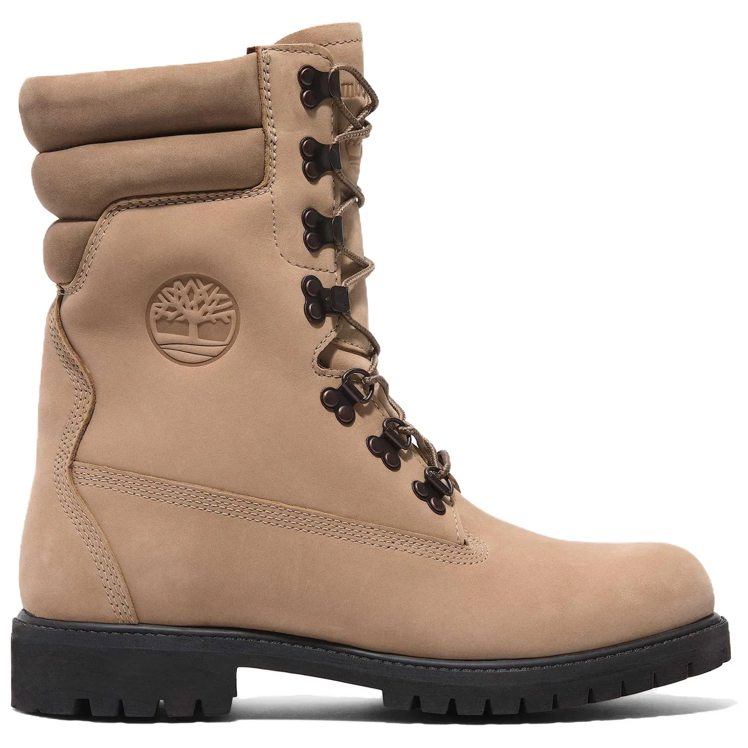 Ботинки высокие Premium Timberland бежево-коричневые — фото 3