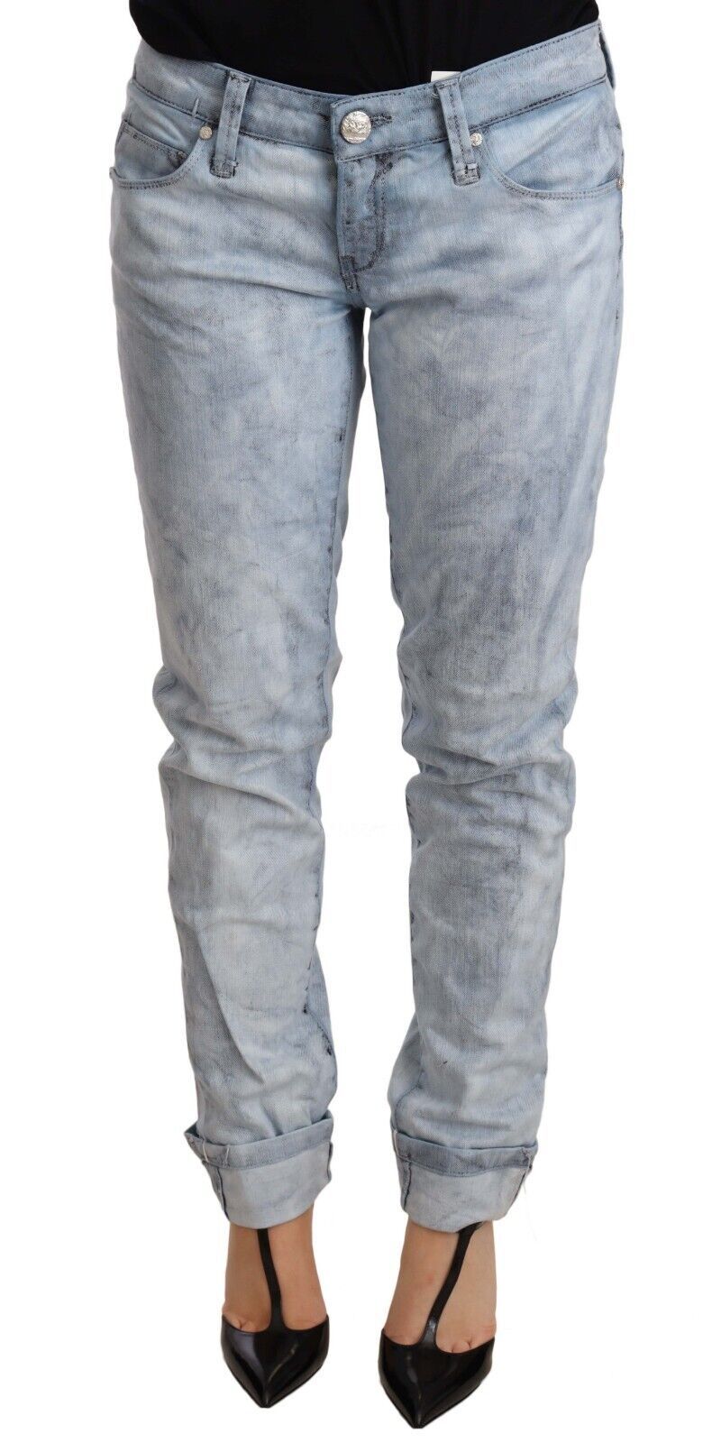 

Шикарные светло-голубые джинсы Push Up Denim Yacht, Blue