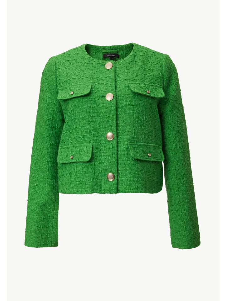 

Блейзер comma Indoor-Jacke langarm, зеленый