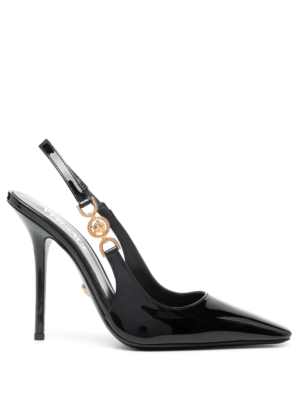 Туфли Medusa '95 с ремешком на пятке VERSACE, черный