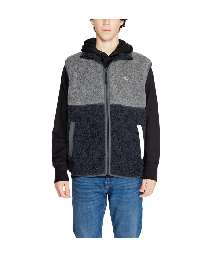 

Черная куртка из полиэстера, осенне-зимняя коллекция. Tommy Jeans, черный