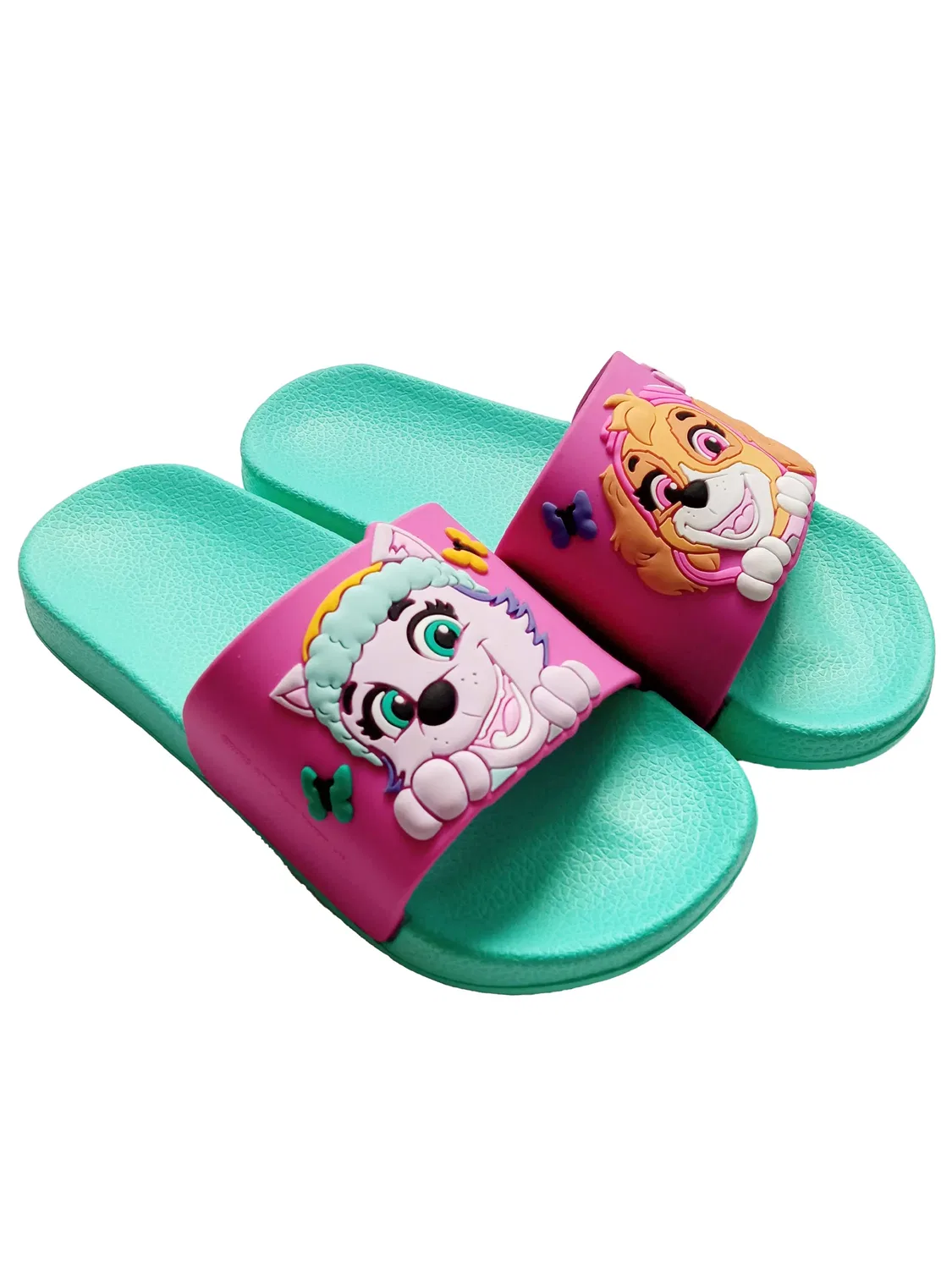 Пантолеты детские с принтом Paw Patrol, бирюзовый — фото 3