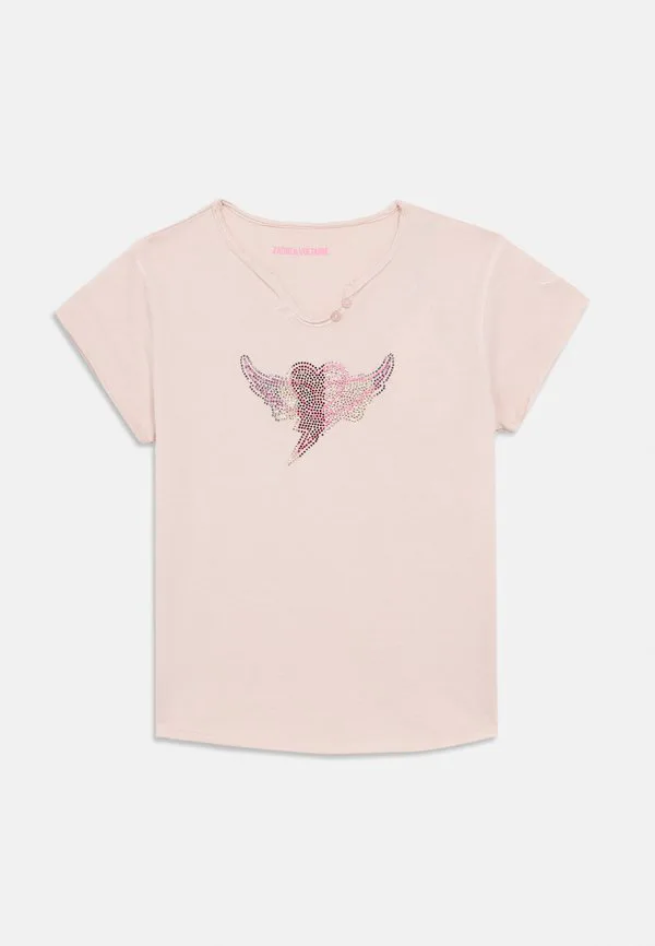 Футболка с короткими рукавами и принтом Zadig & Voltaire, Hushed Violet