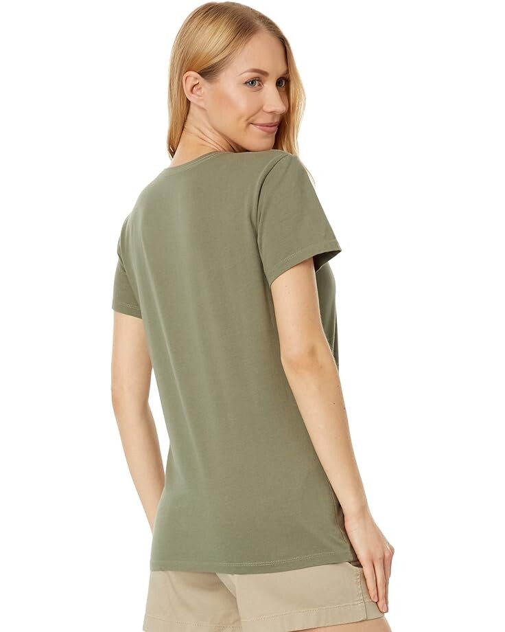 

Футболка Life is Good Peace Flower Long Sleeve Crusher-Lite Tee, цвет Moss Green