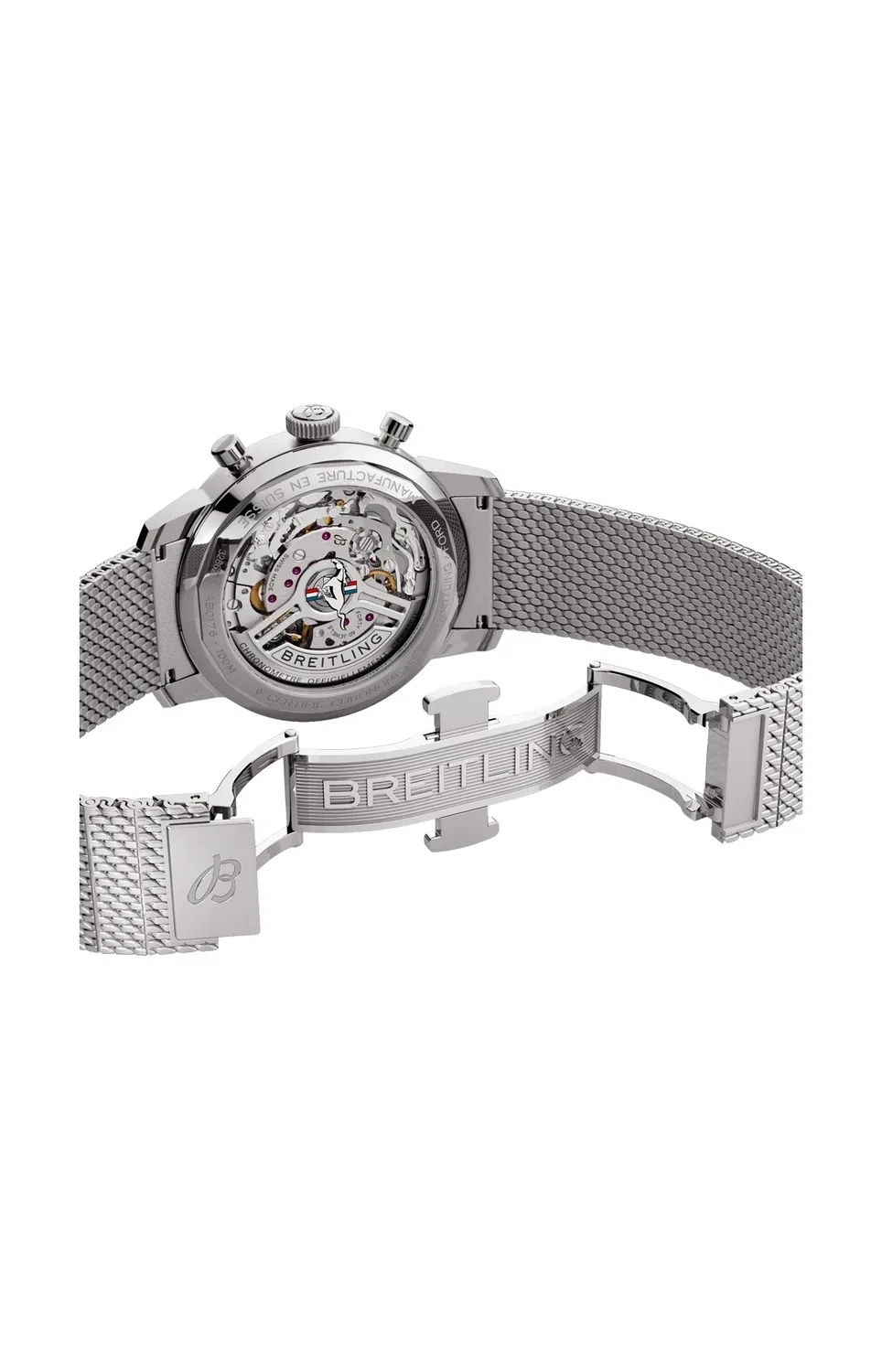 ТОП ТАЙМ B01 ФОРД МАСТАНГ - AB01762A1L1A1 BREITLING, черный — фото 4