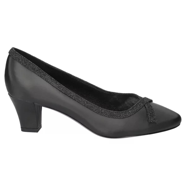 Женские туфли-лодочки Kata без застежек Easy Street, цвет black satin — фото 2