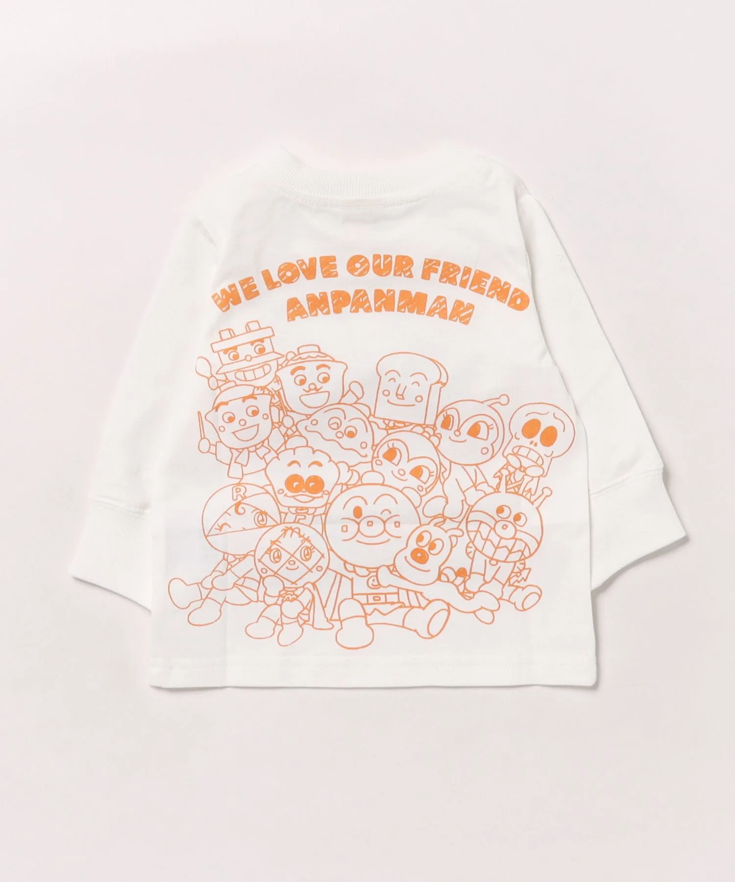 Детская футболка с принтом ANPANMAN KIDS COLLECTION белая — фото 4