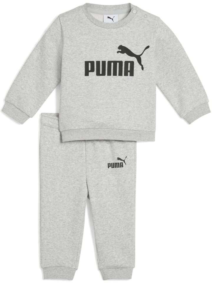 

Puma Спортивный костюм "MINICatS ESS Crew Set FL INF" серого цвета
