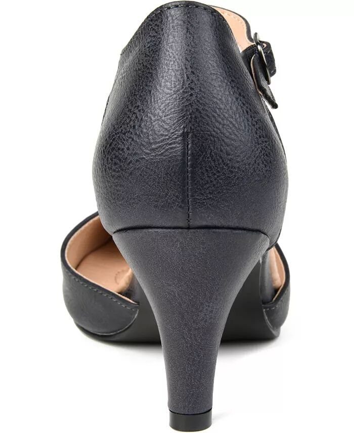 Женские туфли-лодочки Bettie с острым носком Journee Collection, серый — фото 3