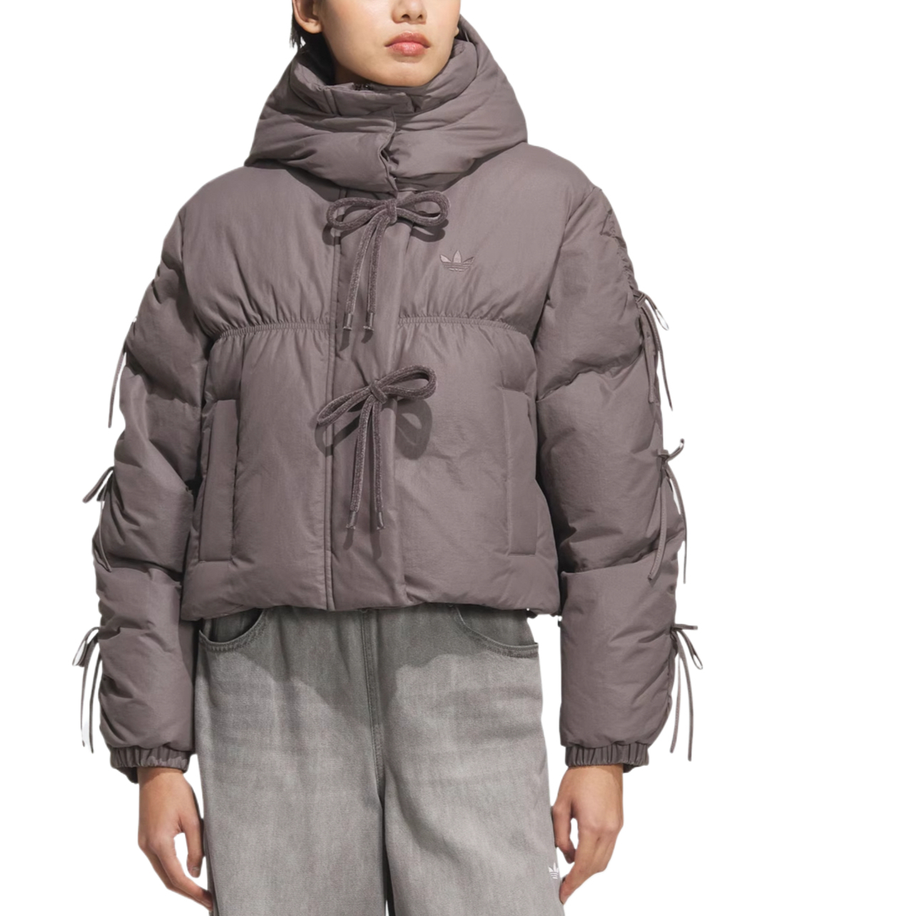 

Пуховики и пальто женские Adidas Originals, серый