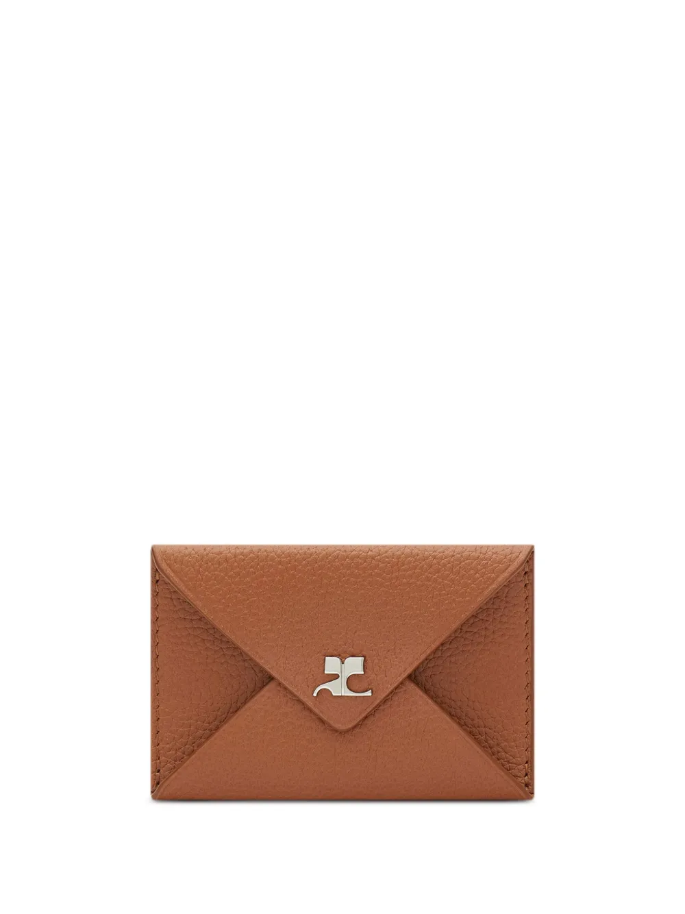 

Картхолдер с логотипом Courrèges, коричневый