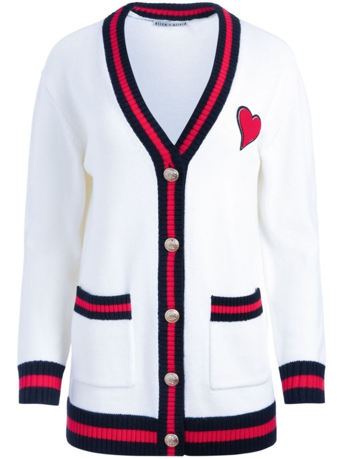 

Alice + olivia кардиган Брэдфорд, нейтральный цвет