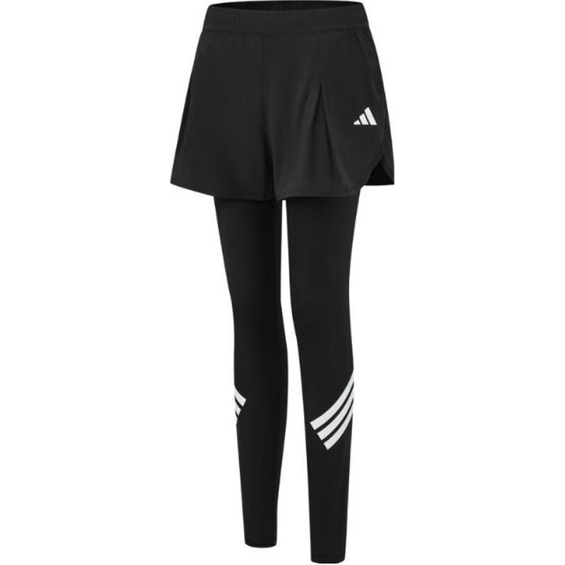 

Adidas Штаны jg 2in1 tight black для детей 3-7 лет