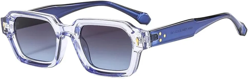 

Солнцезащитные очки UV400 с градиентными заклепками, двухцветные, для женщин и мужчин, для бега и занятий спортом на открытом воздухе UYPTK, Blue Gray Blue