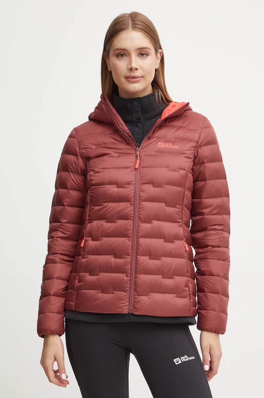 

Лыжная куртка с подкладкой Jack Wolfskin, гранатовый