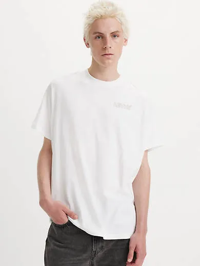

Футболка свободного кроя с короткими рукавами Levi's, белый