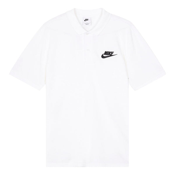 

Футболка casual sports short sleeve polo shirt white Nike, белый