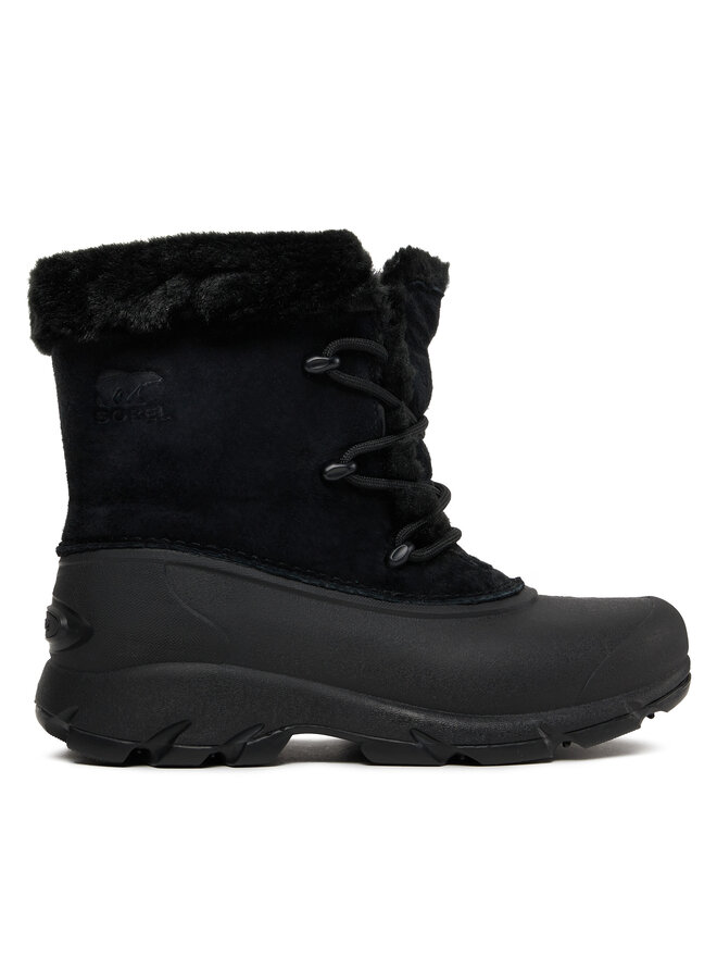 Зимние ботинки женские Sorel Snow Angel из синтетической кожи, черный